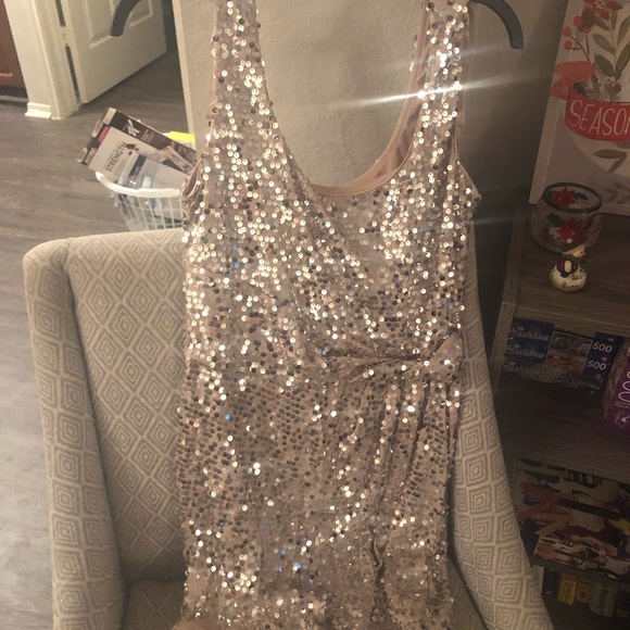 Love Reign Dresses & Skirts - Pale pink & Sequin Formal Dress